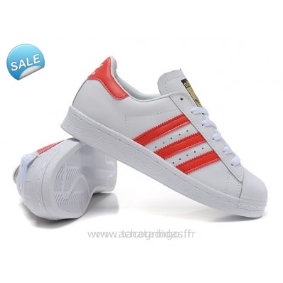 adidas superstar 80s dlx Rouge femme