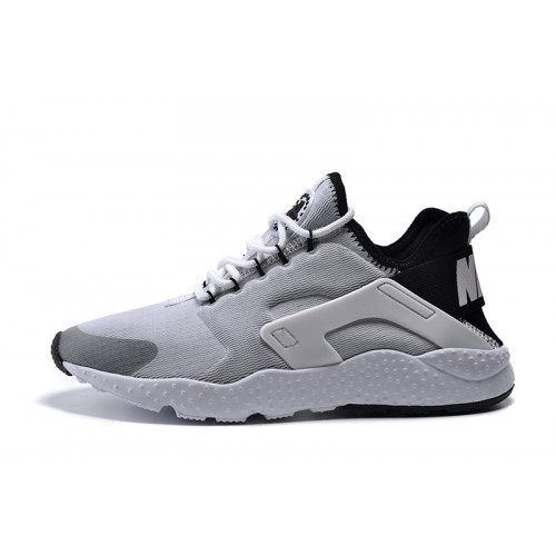 nike air huarache run ultra femme argent